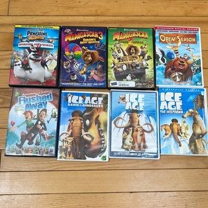DVDs, 8 total in this listing